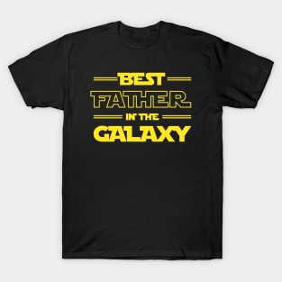 Dad Gifts: Best Father In The Galaxy T-Shirt